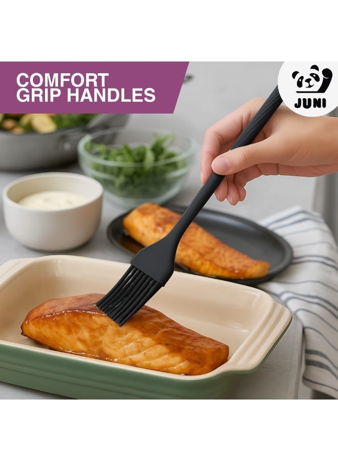 JUNI 21-Piece Silicone Kitchen Utensils Set with Holder – Heat Resistant Cooking Spatula, Spoon, Ladle & Turner Set for Non-Stick Cookware – BPA Free Silicone Cooking Tools - Image 5